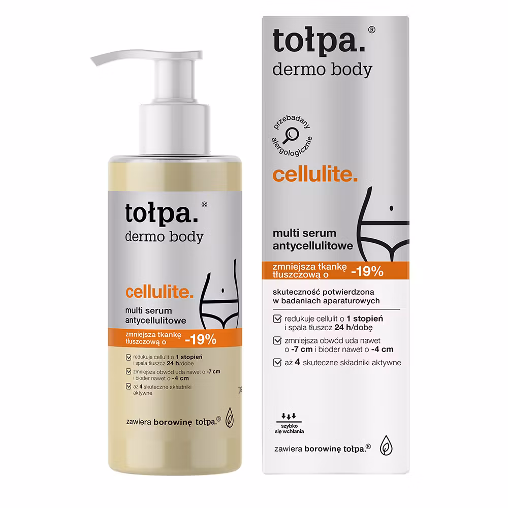 Rutyna antycellulitowa krok po kroku — Tołpa dermo body cellulite multi serum antycellulitowe 250 ml